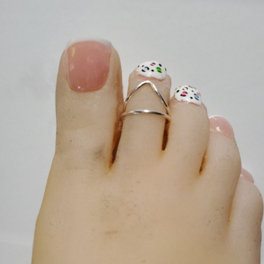 Sterling Silver Adjustable Toe Rings 2 Toe Rings